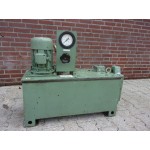 Olieunit Orsta 400 volt 1,5 kw 200 bar , gebruikt